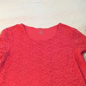Coral pink top